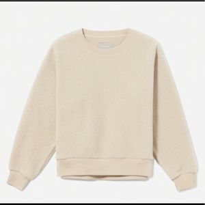 Everlane ReNew Fleece Oversized Sweatshirt in Oat